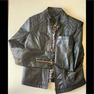 Therapy Faux Leather Jacket